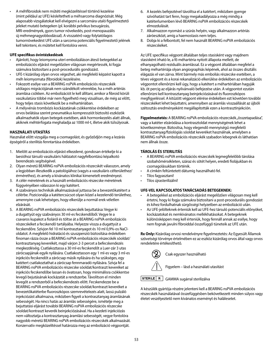 Merit Medical Bearing nsPVA User Manual | Page 53 / 72