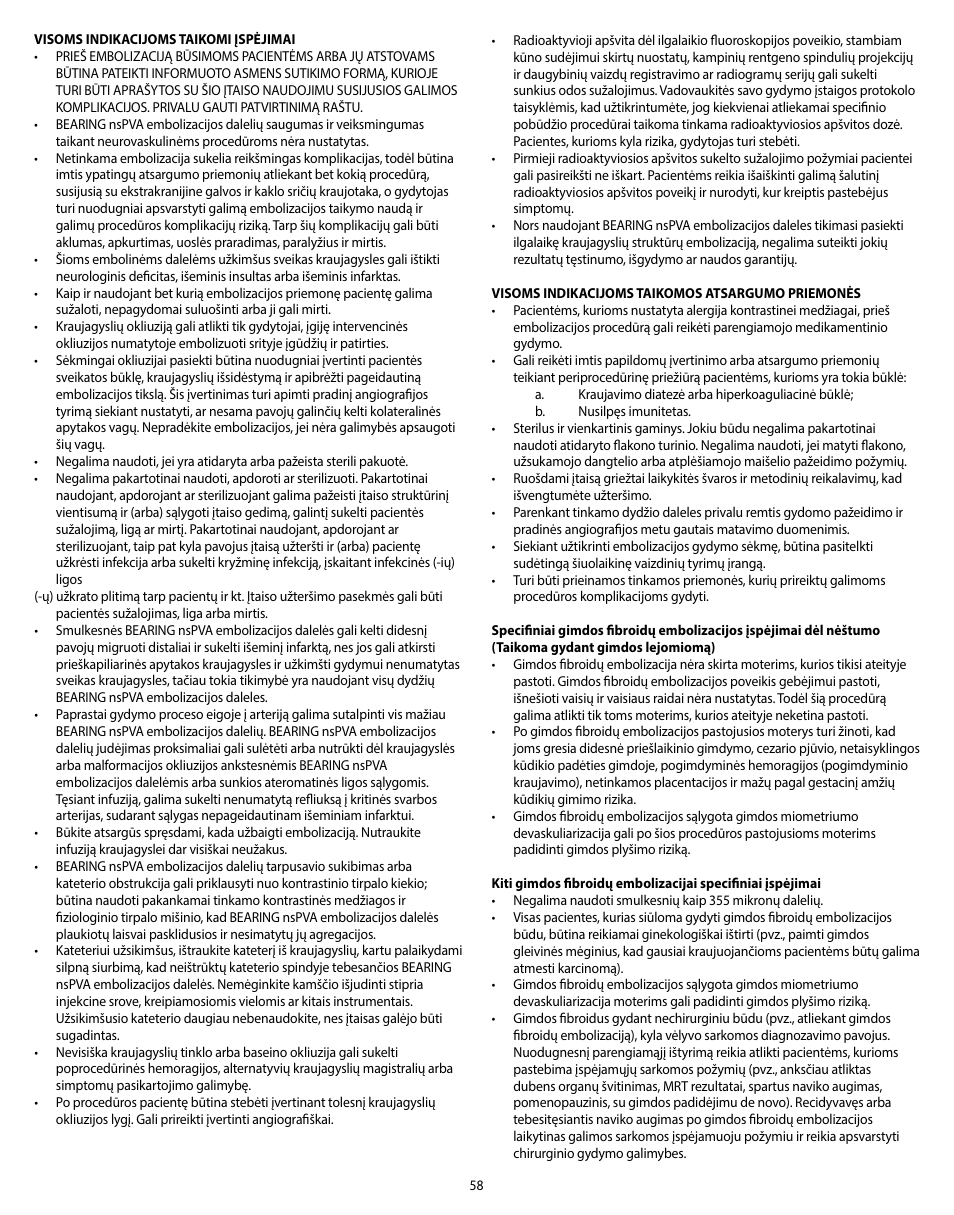 Merit Medical Bearing nsPVA User Manual | Page 58 / 72