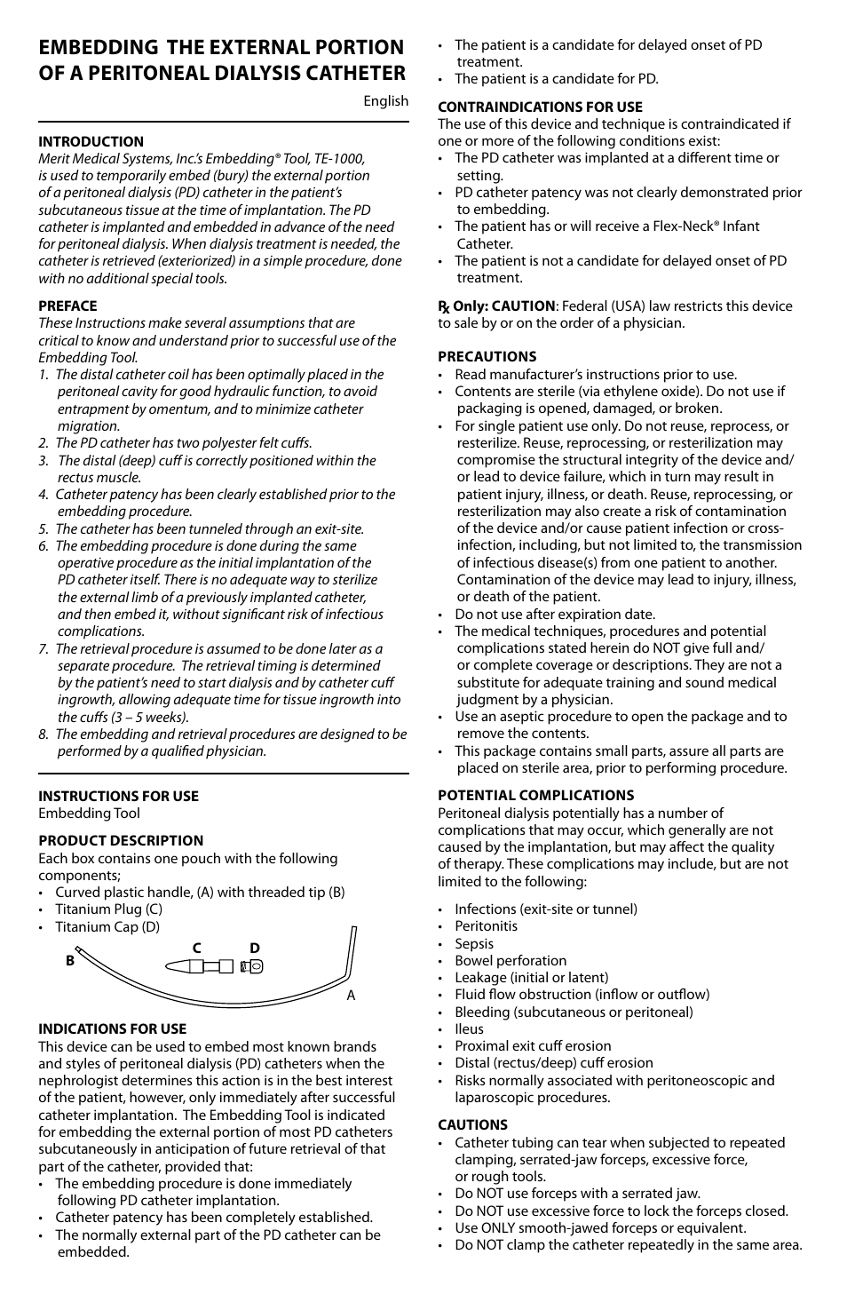 Merit Medical Embedding Tool User Manual | Page 2 / 4
