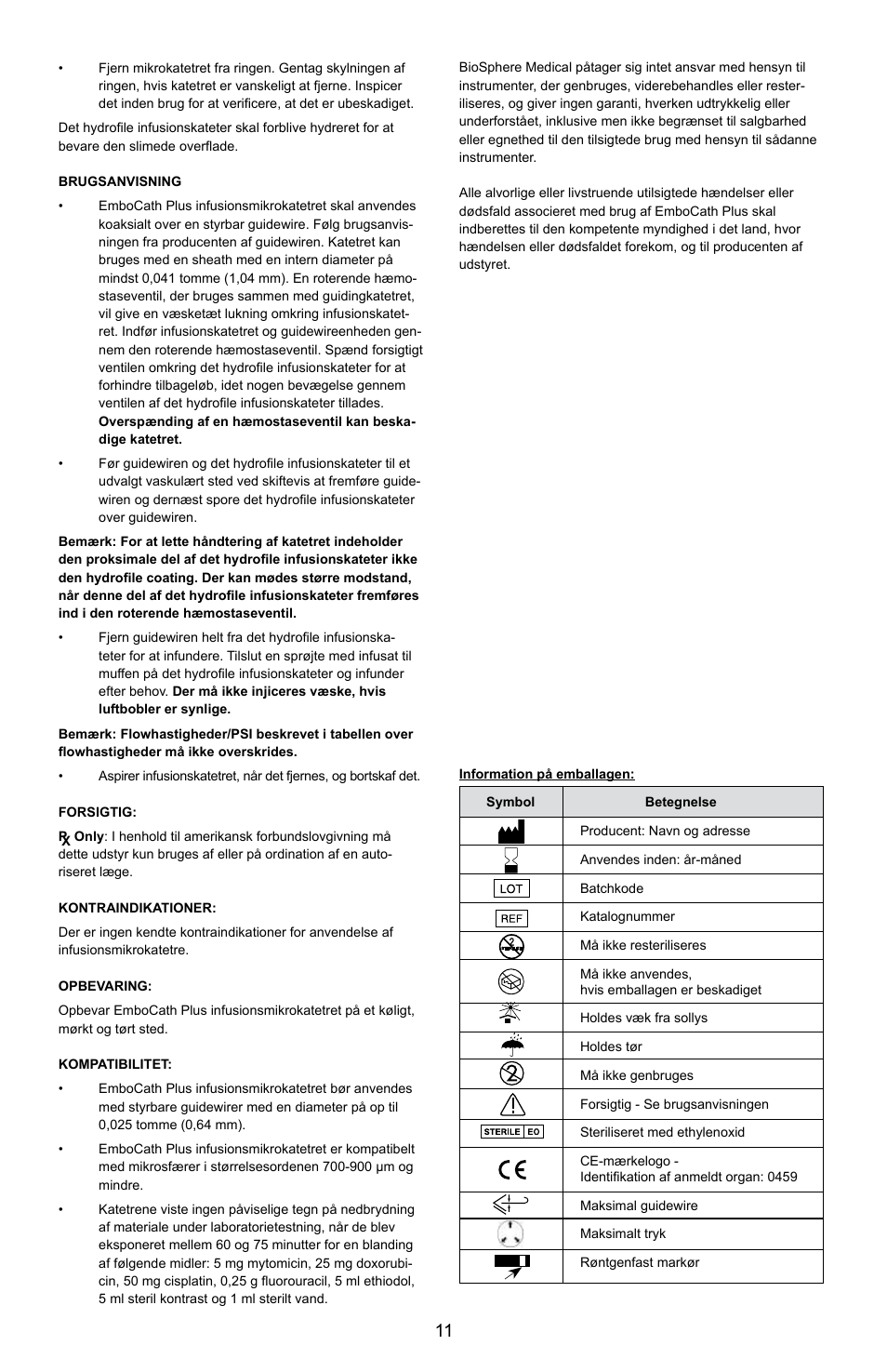 Merit Medical EmboCath Plus Infusion Microcatheter IFU User Manual | Page 13 / 49