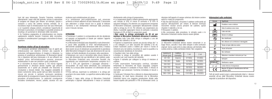 Merit Medical EmboGold Microspheres IFU-Int'l User Manual | Page 12 / 52