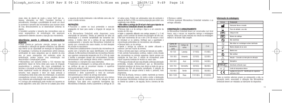 Merit Medical EmboGold Microspheres IFU-Int'l User Manual | Page 14 / 52