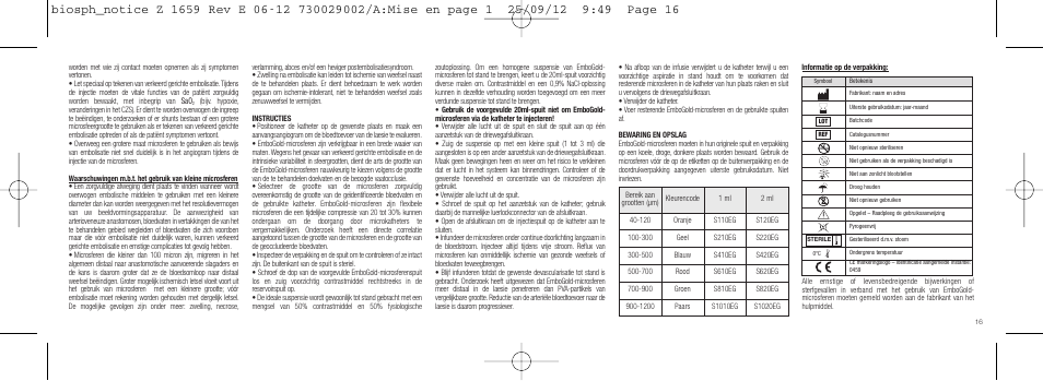 Merit Medical EmboGold Microspheres IFU-Int'l User Manual | Page 16 / 52