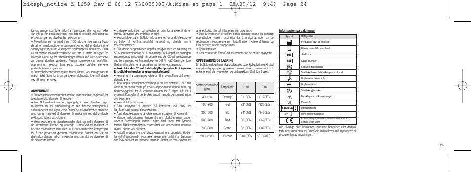 Merit Medical EmboGold Microspheres IFU-Int'l User Manual | Page 24 / 52