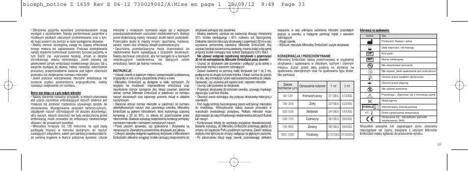 Merit Medical EmboGold Microspheres IFU-Int'l User Manual | Page 33 / 52