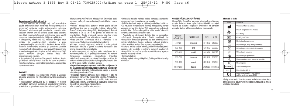 Merit Medical EmboGold Microspheres IFU-Int'l User Manual | Page 46 / 52