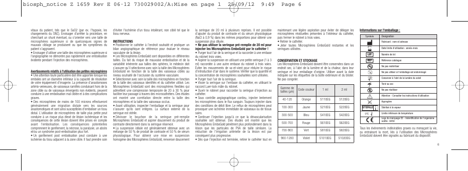 Merit Medical EmboGold Microspheres IFU-Int'l User Manual | Page 6 / 52