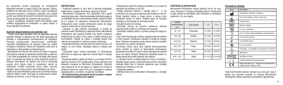 Merit Medical Embosphere Microspheres Prefilled Syringe IFU-Int'l User Manual | Page 35 / 52