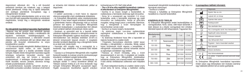 Merit Medical Embosphere Microspheres Prefilled Syringe IFU-Int'l User Manual | Page 40 / 52