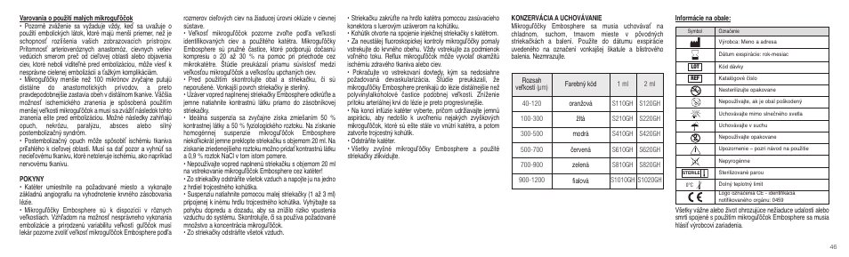 Merit Medical Embosphere Microspheres Prefilled Syringe IFU-Int'l User Manual | Page 46 / 52