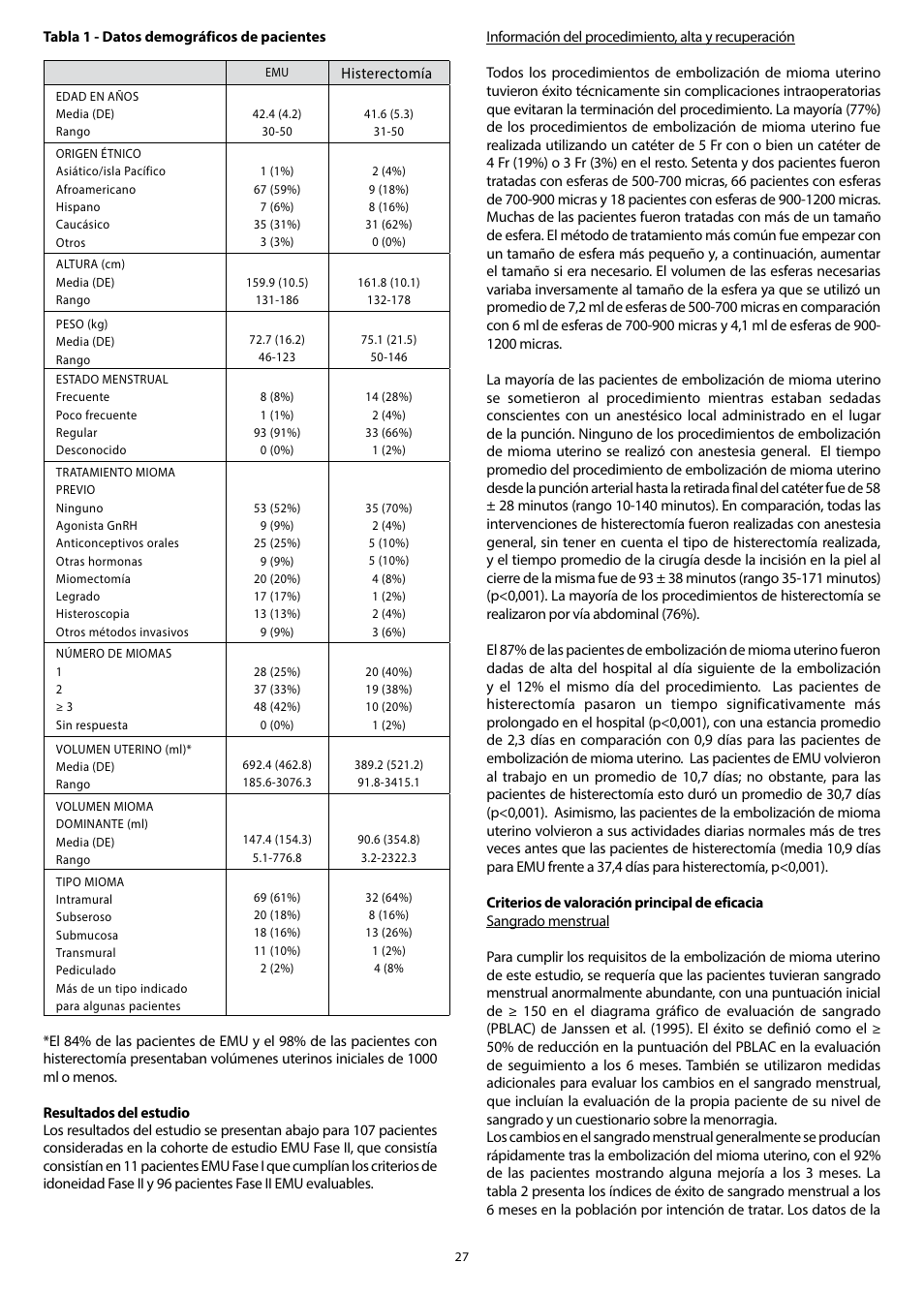 Merit Medical Embosphere Microspheres Prefilled Syringe IFU-US User Manual | Page 27 / 36