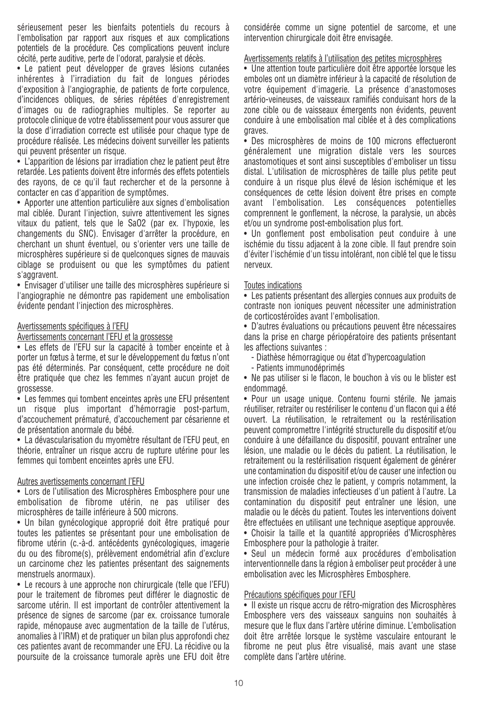 Merit Medical Embosphere Microspheres Sterile Vial IFU-US User Manual | Page 10 / 40