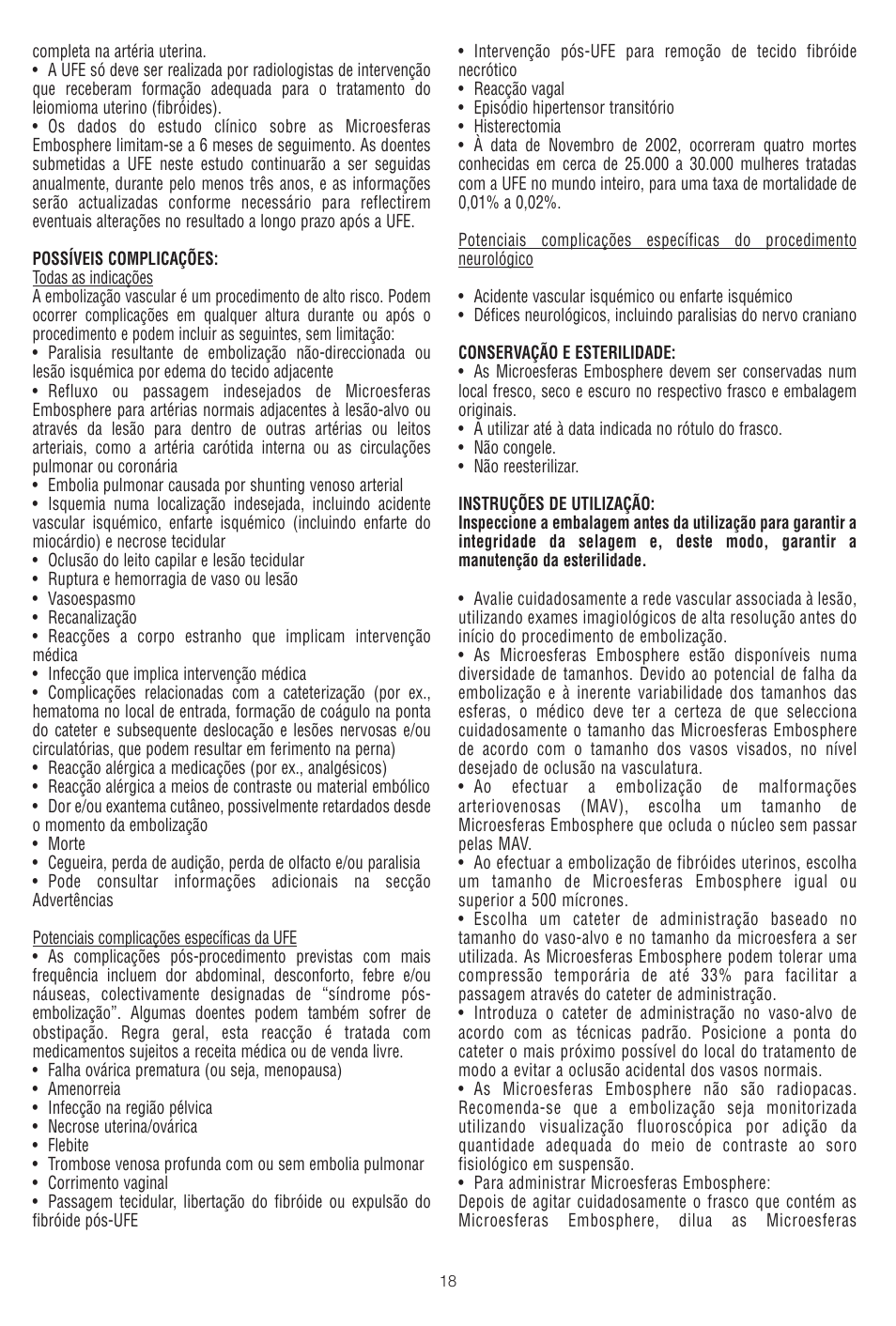 Merit Medical Embosphere Microspheres Sterile Vial IFU-US User Manual | Page 18 / 40