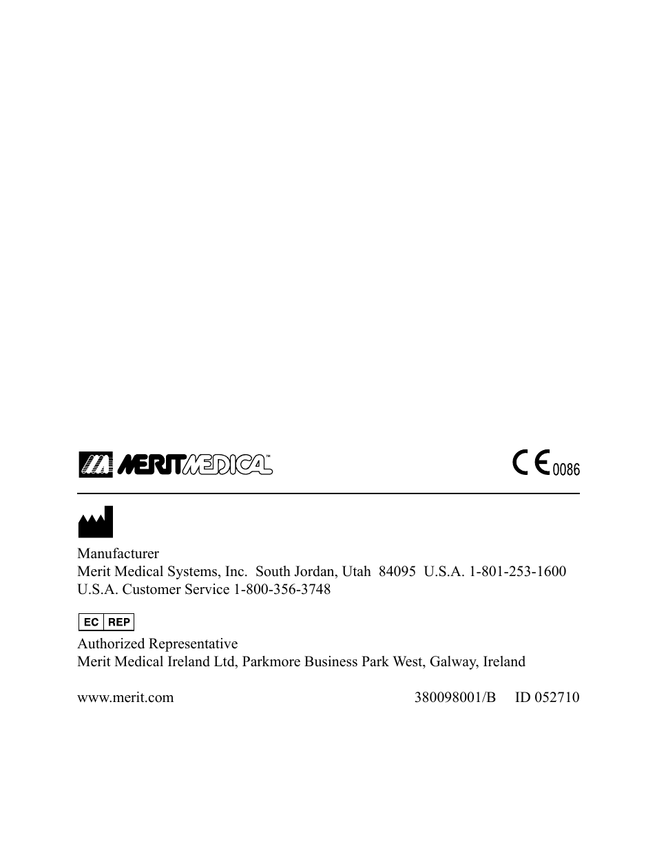 Merit Medical EN Snare Endovascular Snare System User Manual | Page 16 / 16