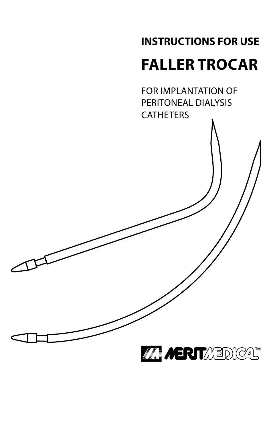 Merit Medical Faller Trocar User Manual | 4 pages