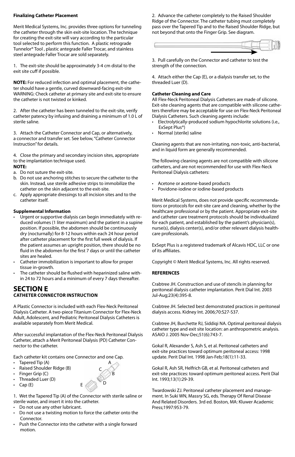 Merit Medical Flex-Neck ExxTended Catheter User Manual | Page 10 / 12