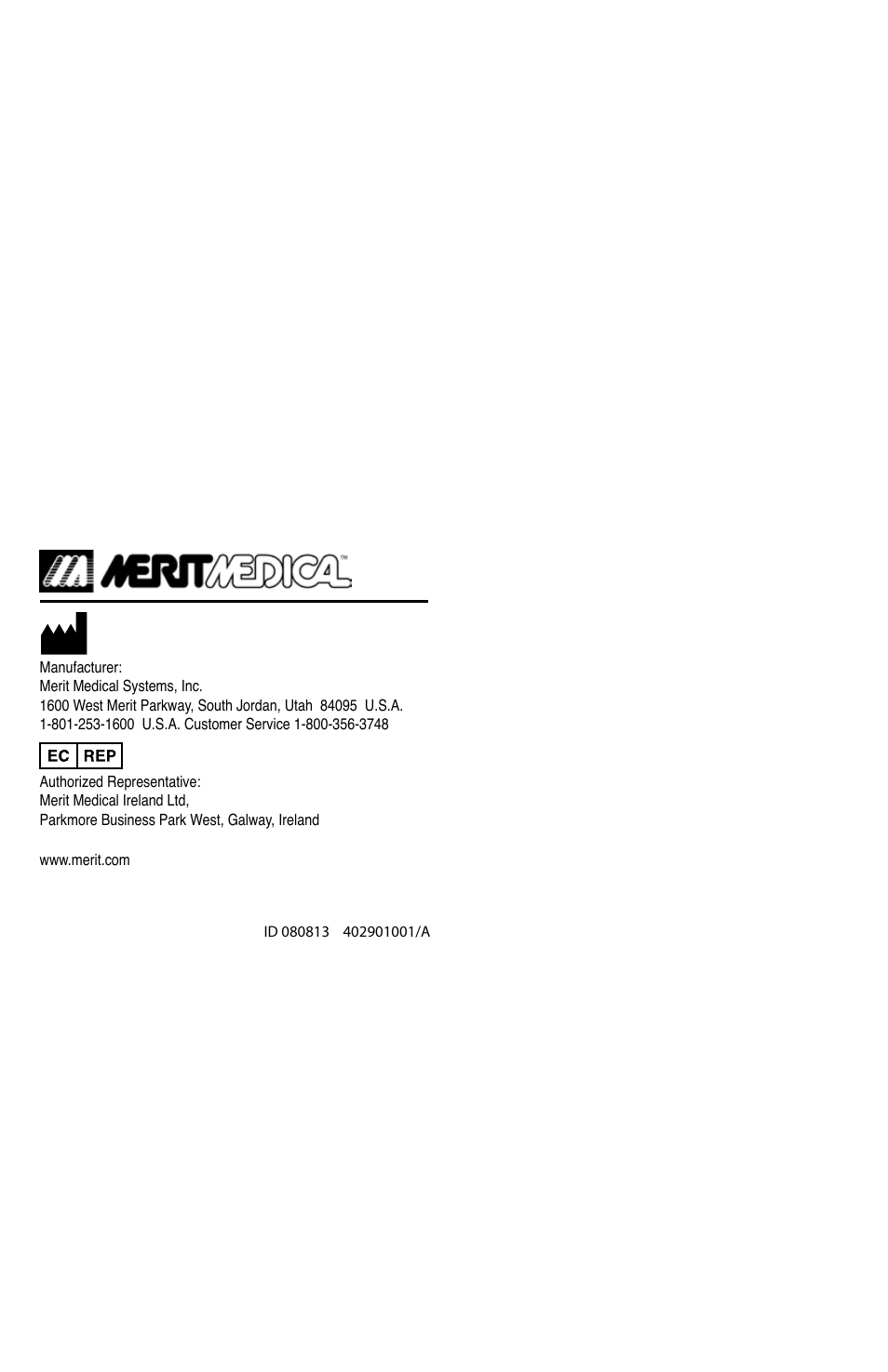 Merit Medical Flex-Neck ExxTended Catheter User Manual | Page 12 / 12