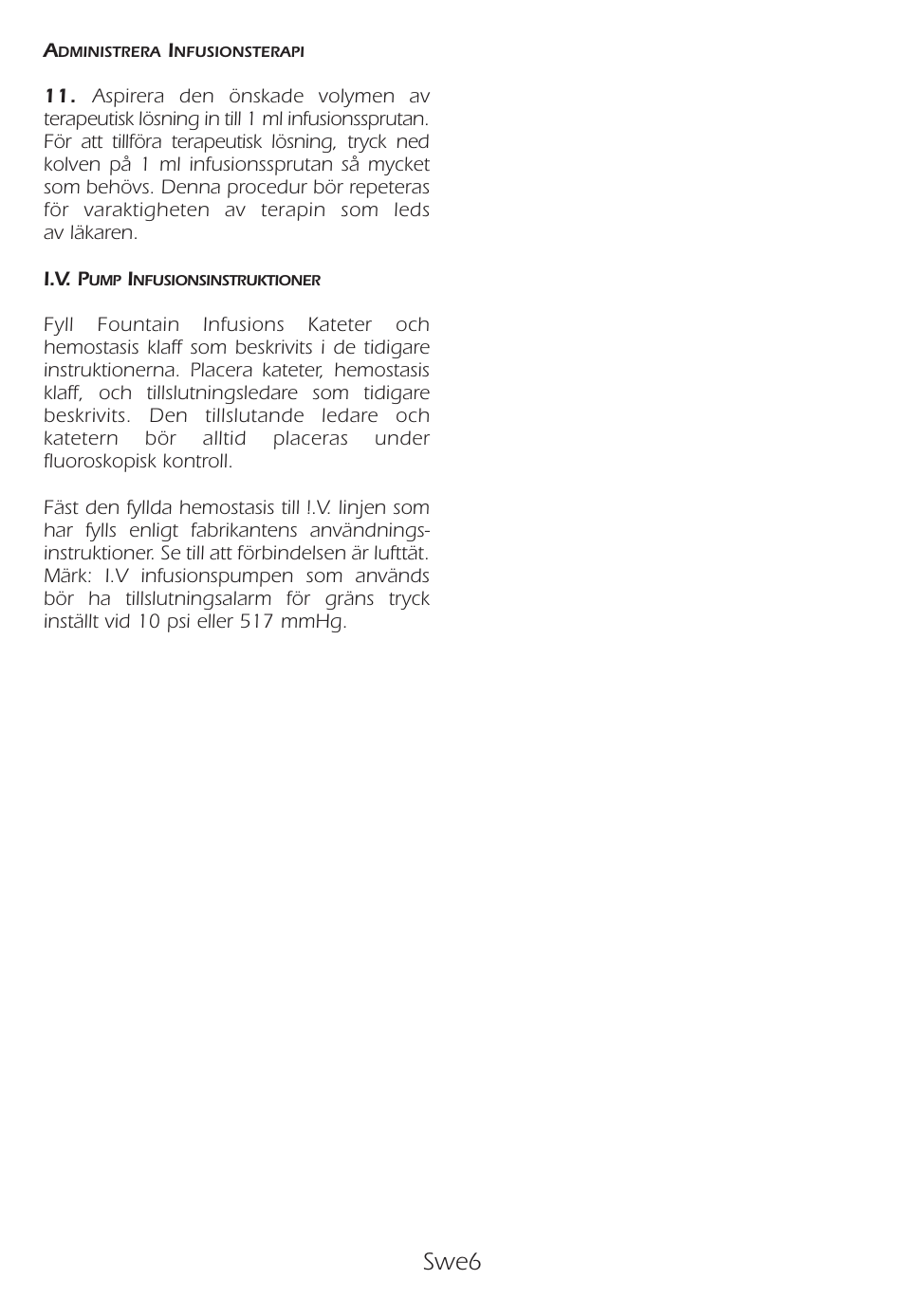 Swe6 | Merit Medical Fountain 4 French Infusion System User Manual | Page 64 / 80