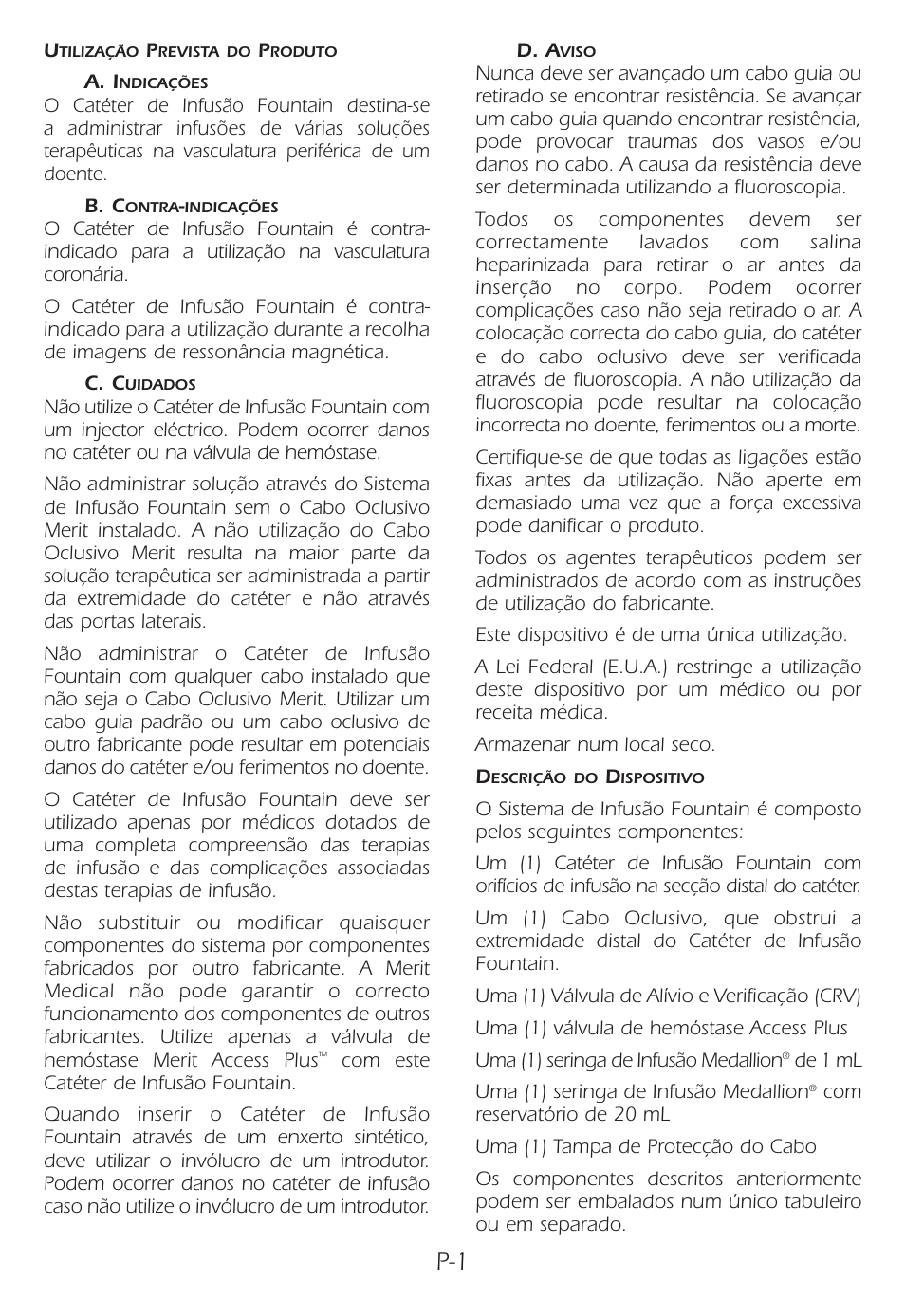 Merit Medical Fountain 5 French Infusion System User Manual | Page 43 / 80