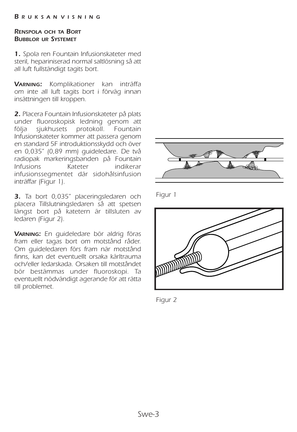 Swe-3 | Merit Medical Fountain 5 French Infusion System User Manual | Page 61 / 80