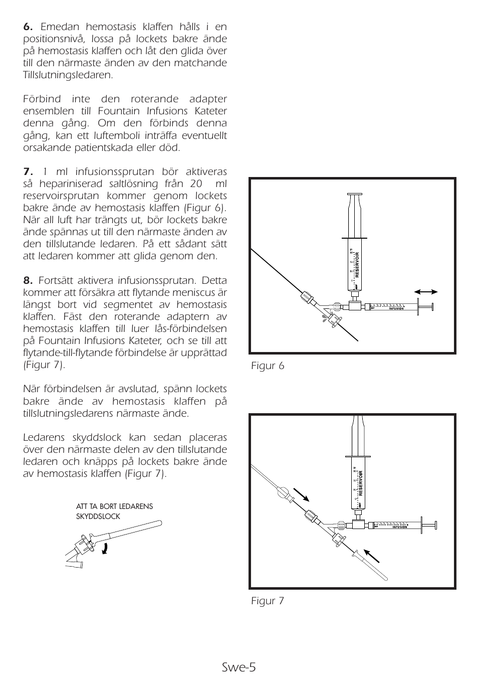 Swe-5 | Merit Medical Fountain 5 French Infusion System User Manual | Page 63 / 80
