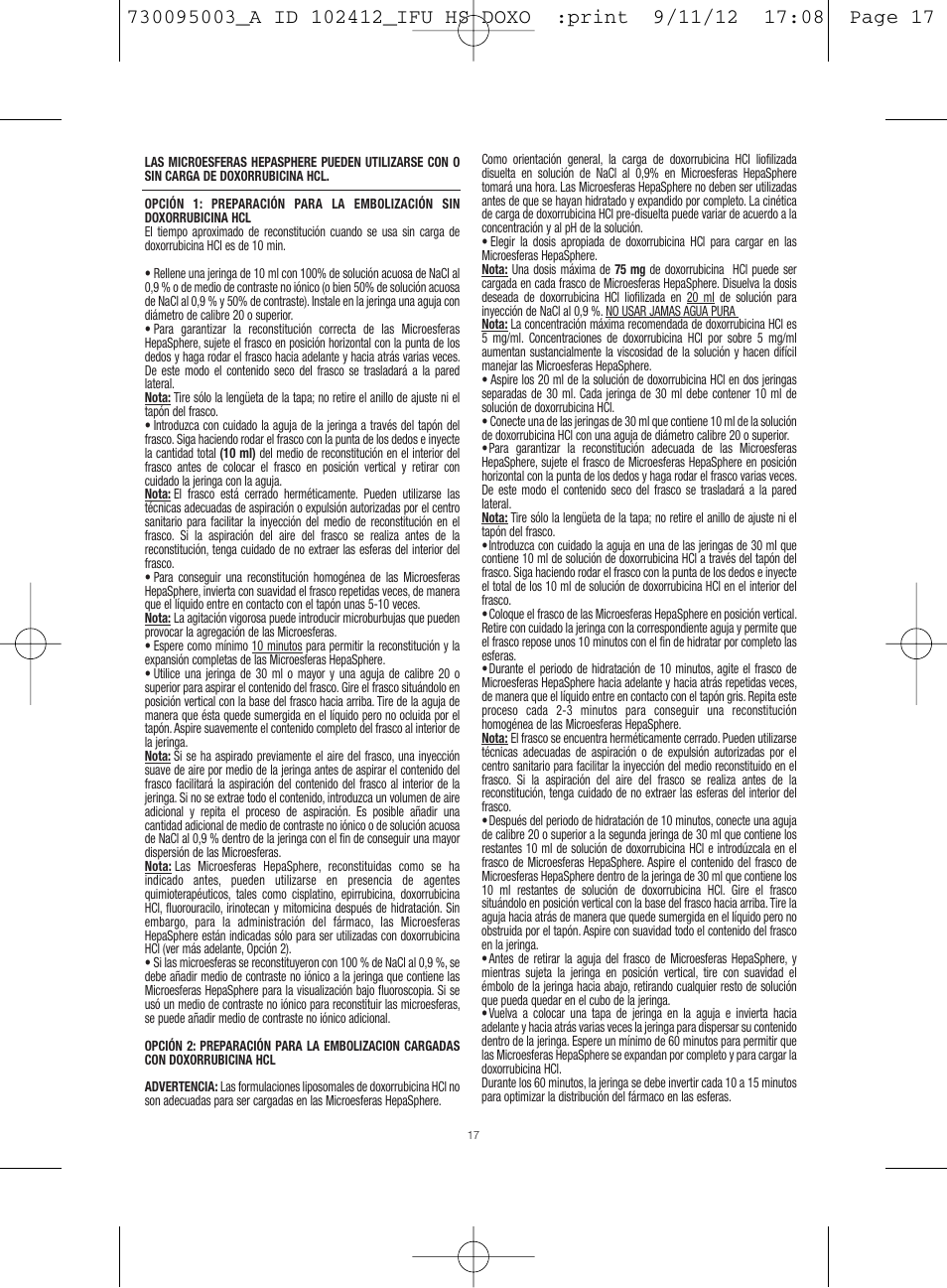 Merit Medical HepaSphere Microspheres(With Doxorubicin) IFU-Int'l User Manual | Page 17 / 96