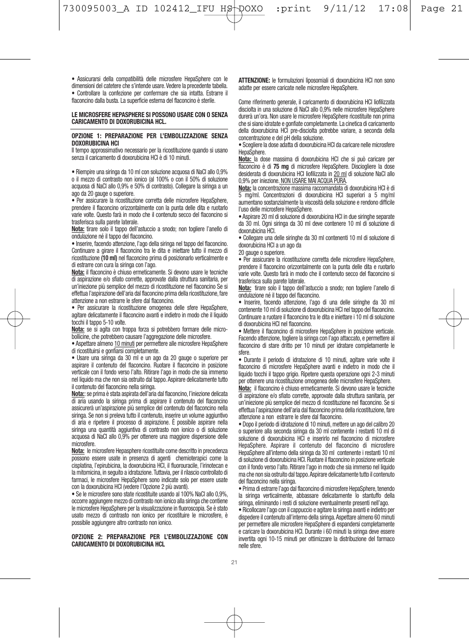Merit Medical HepaSphere Microspheres(With Doxorubicin) IFU-Int'l User Manual | Page 21 / 96