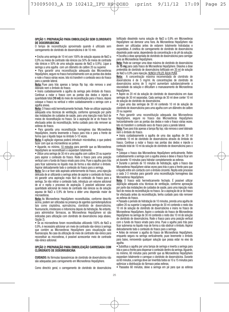 Merit Medical HepaSphere Microspheres(With Doxorubicin) IFU-Int'l User Manual | Page 25 / 96