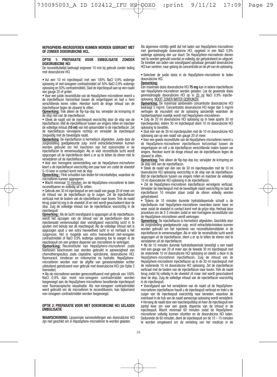 Merit Medical HepaSphere Microspheres(With Doxorubicin) IFU-Int'l User Manual | Page 29 / 96