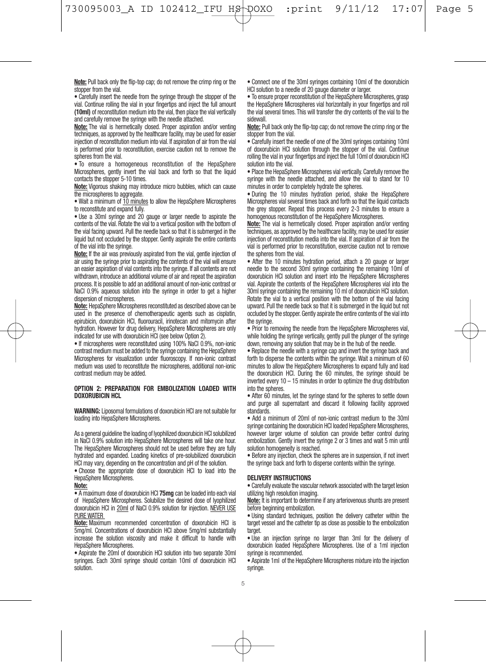 Merit Medical HepaSphere Microspheres(With Doxorubicin) IFU-Int'l User Manual | Page 5 / 96