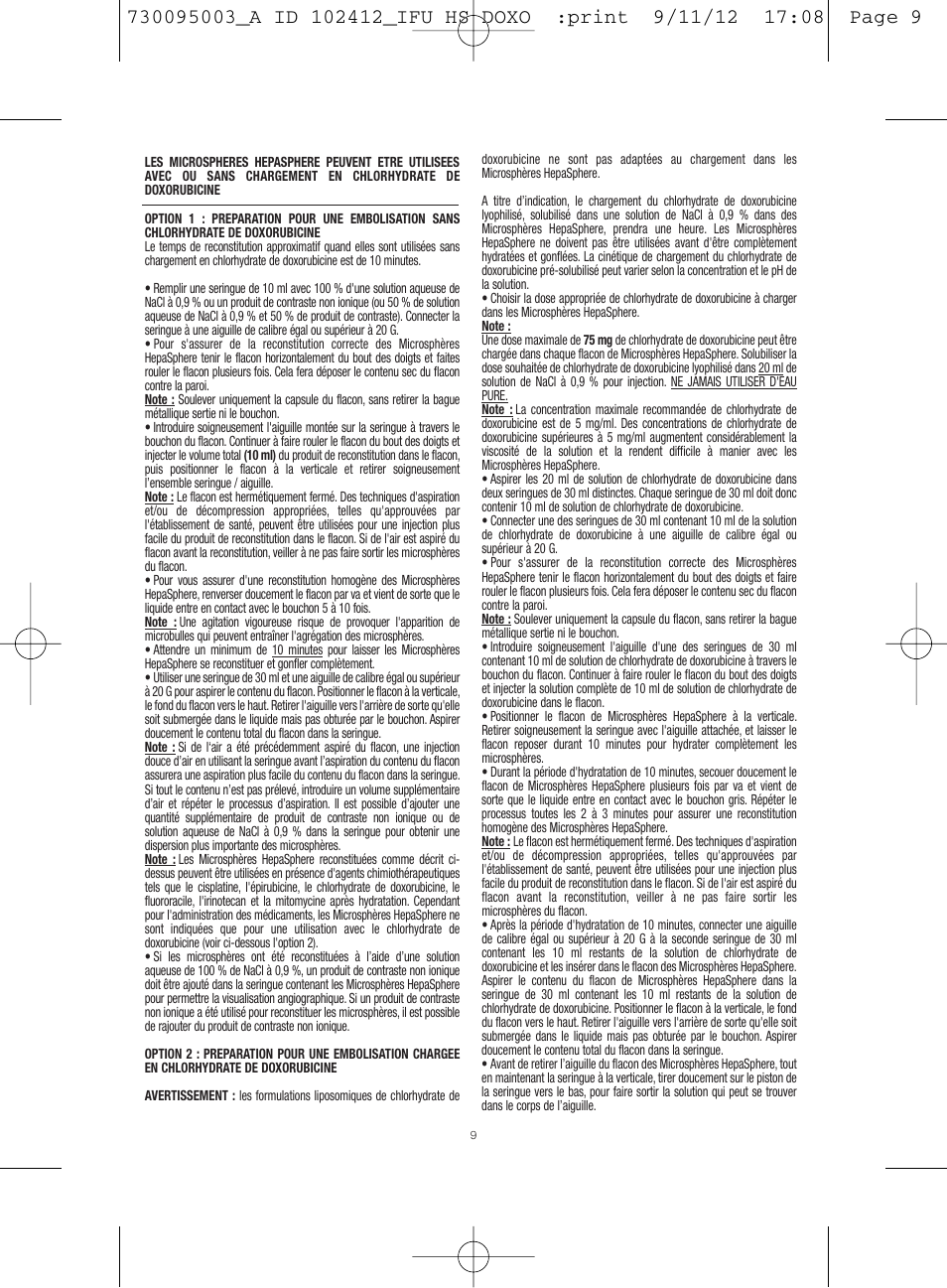 Merit Medical HepaSphere Microspheres(With Doxorubicin) IFU-Int'l User Manual | Page 9 / 96