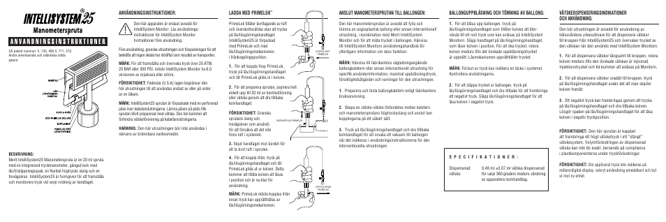 Manometerspruta | Merit Medical IntelliSystem 25 Inflation Device User Manual | Page 8 / 10