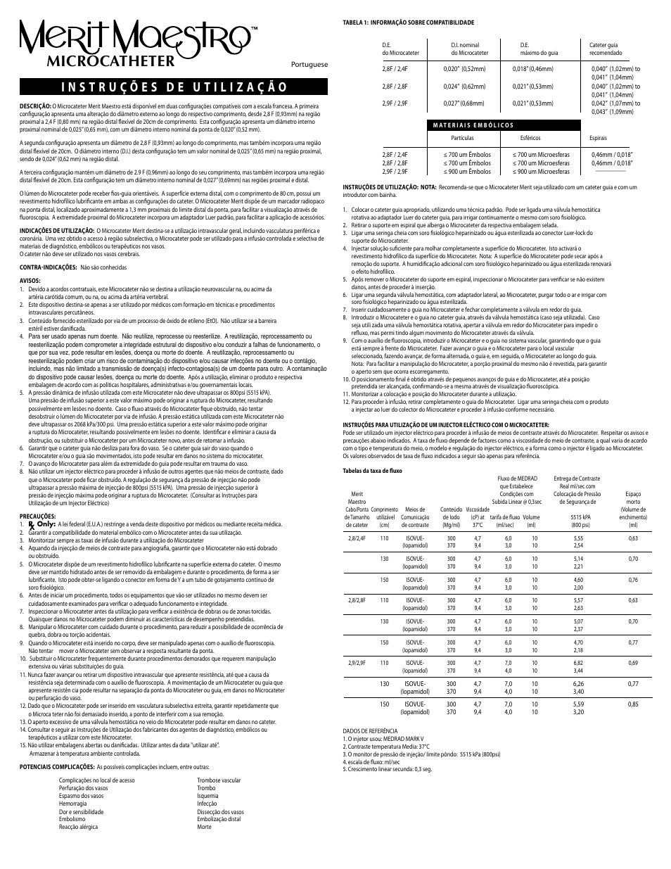 Microcatheter | Merit Medical Maestro Microcatheter User Manual | Page 7 / 12