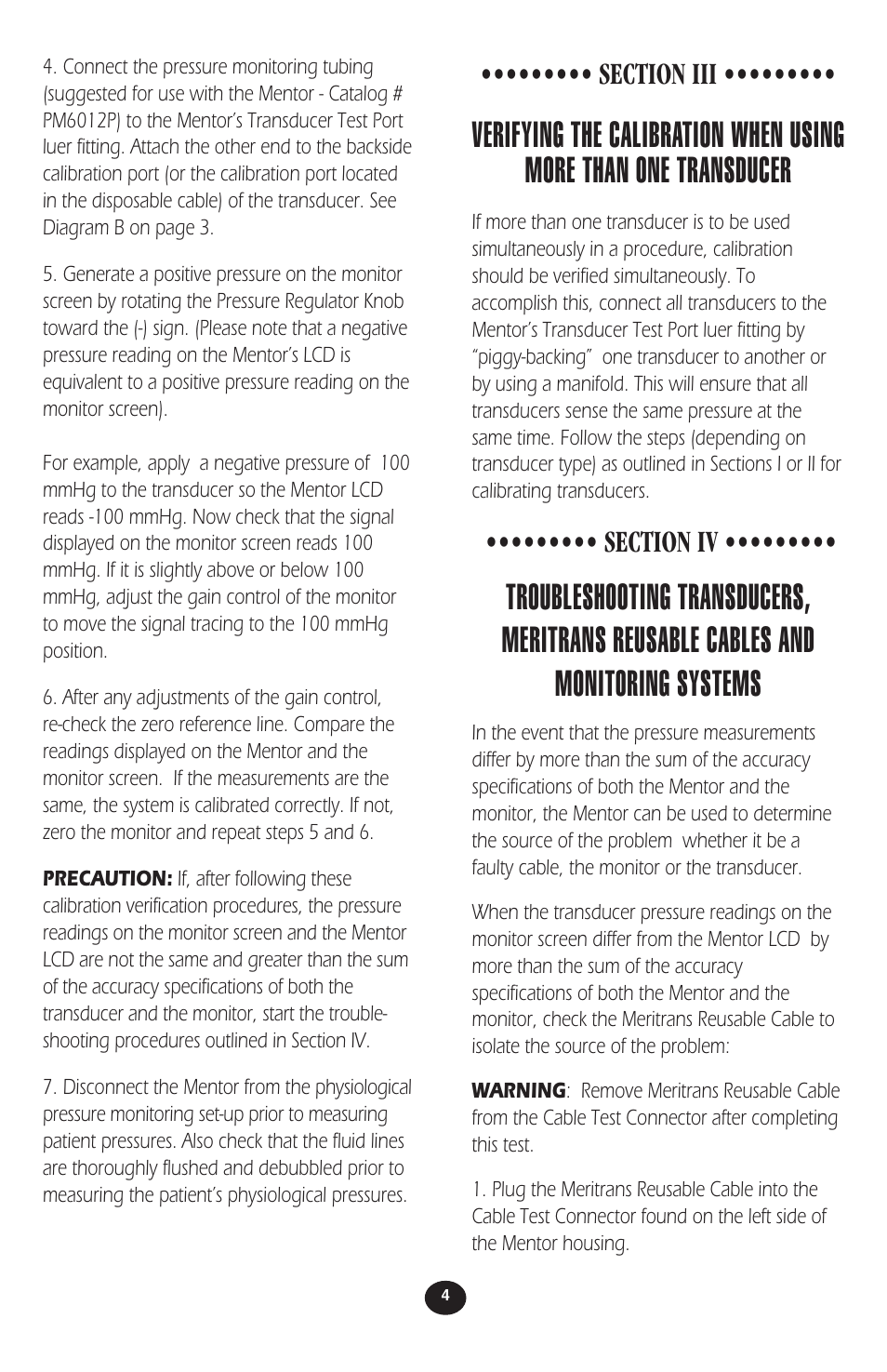 Merit Medical Mentor Simulator/Tester User Manual | Page 6 / 12