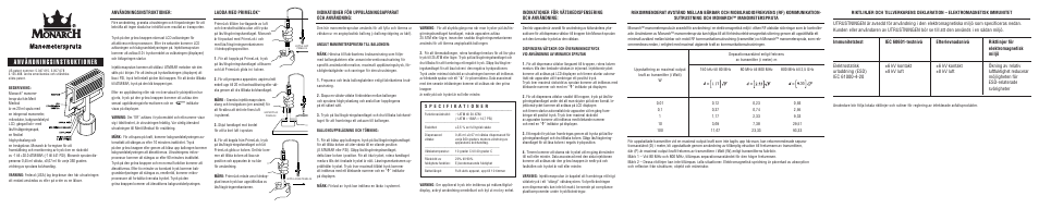 Manometerspruta | Merit Medical Monarch Inflation Device User Manual | Page 8 / 10