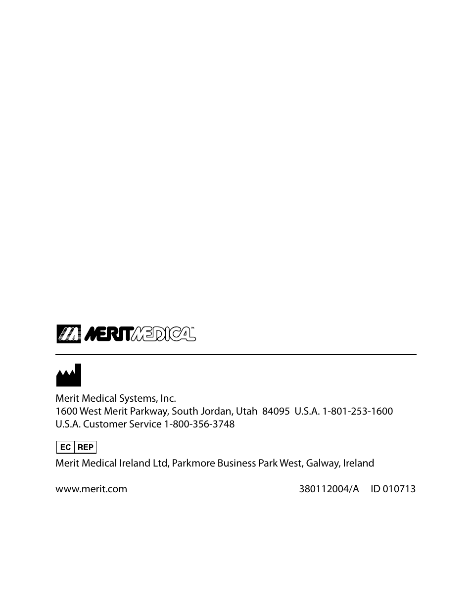 Merit Medical ONE Snare Endovascular Snare System User Manual | Page 16 / 16