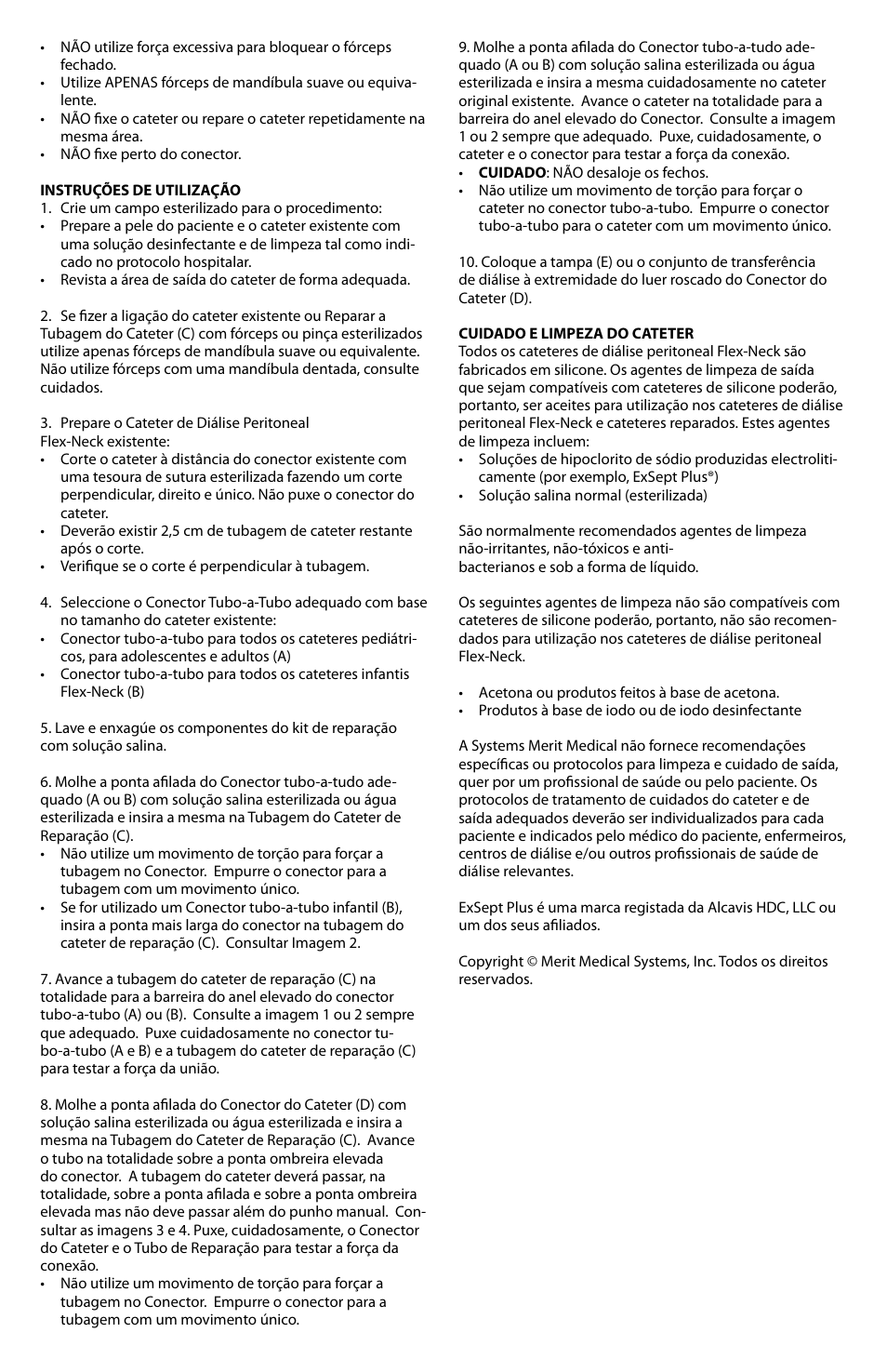 Merit Medical PD Catheter Repair Kit IFU User Manual | Page 13 / 26