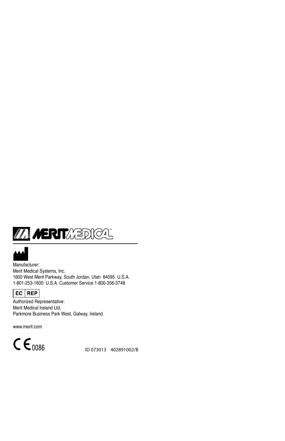 Merit Medical PD Catheter Repair Kit IFU User Manual | Page 26 / 26