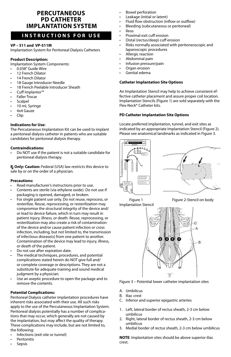 Merit Medical PD Percutaneous Kit IFU User Manual | 5 pages