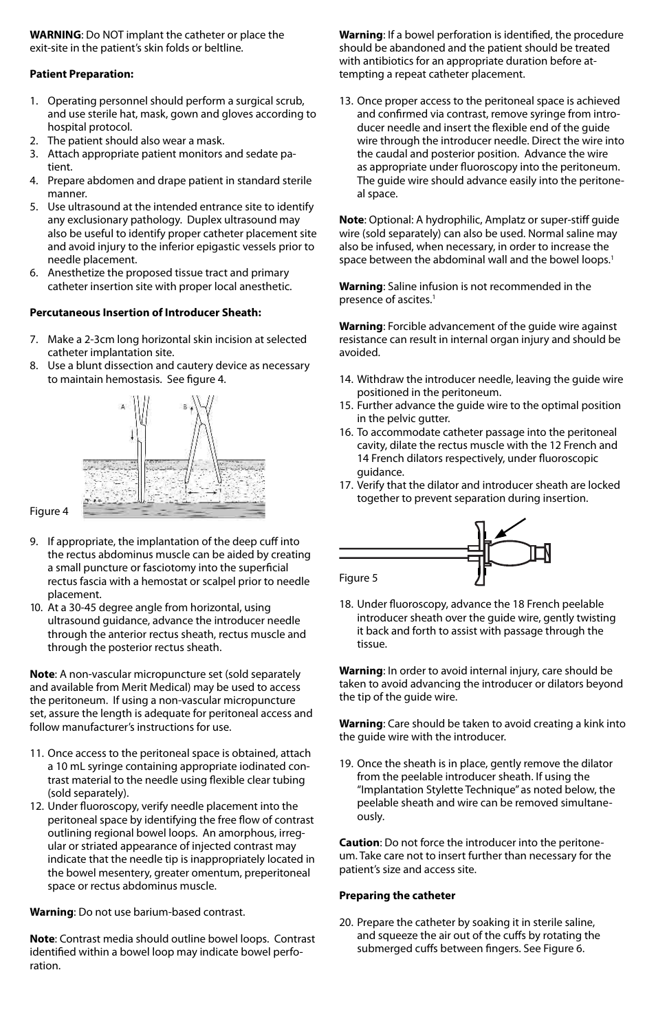 Merit Medical PD Percutaneous Kit IFU User Manual | Page 2 / 5