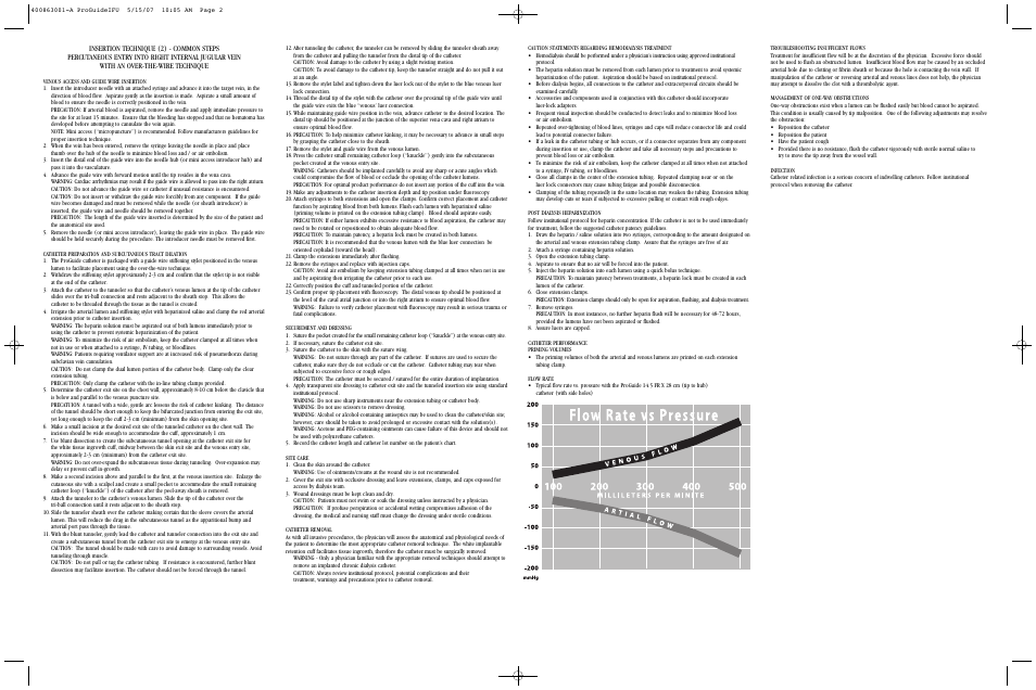 Merit Medical ProGuide Chronic Dialysis Catheter User Manual | Page 2 / 2