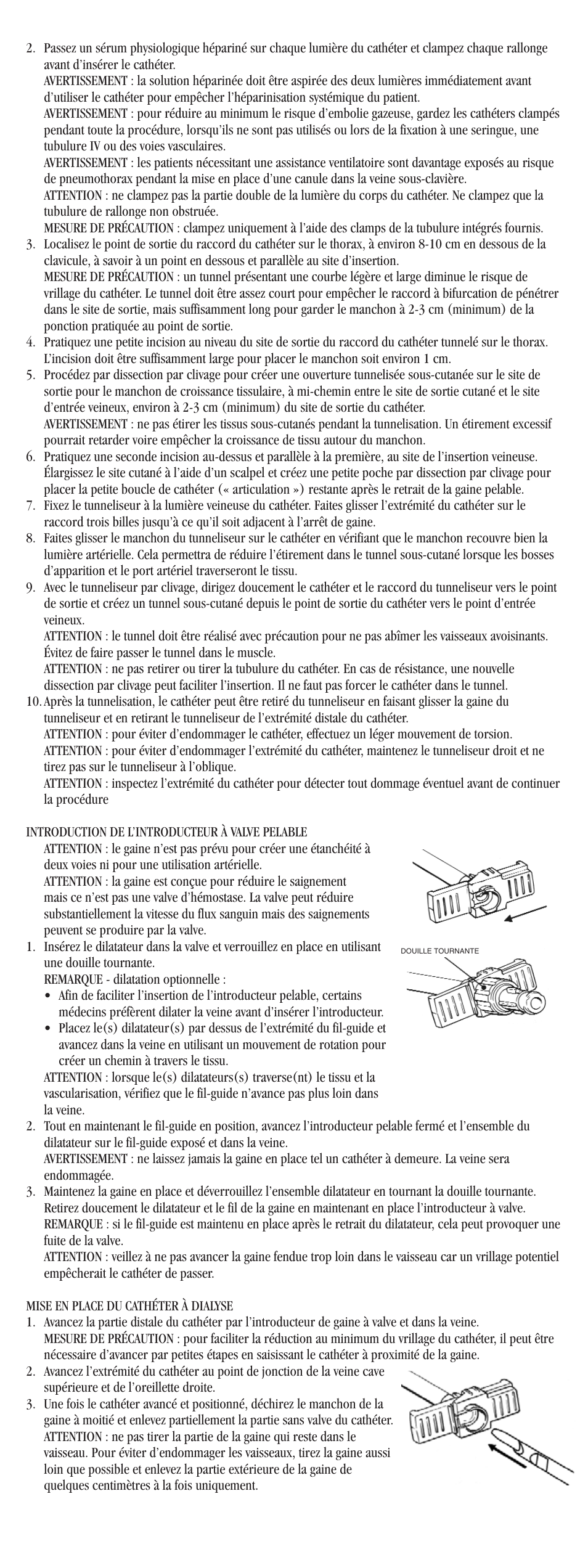 Merit Medical ProGuide Chronic Dialysis Catheter User Manual | Page 10 / 61