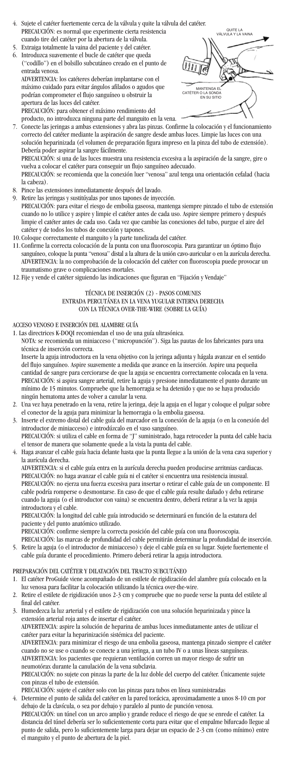 Merit Medical ProGuide Chronic Dialysis Catheter User Manual | Page 29 / 61