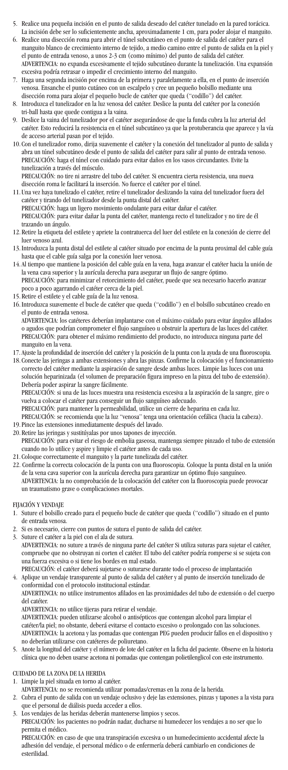 Merit Medical ProGuide Chronic Dialysis Catheter User Manual | Page 30 / 61