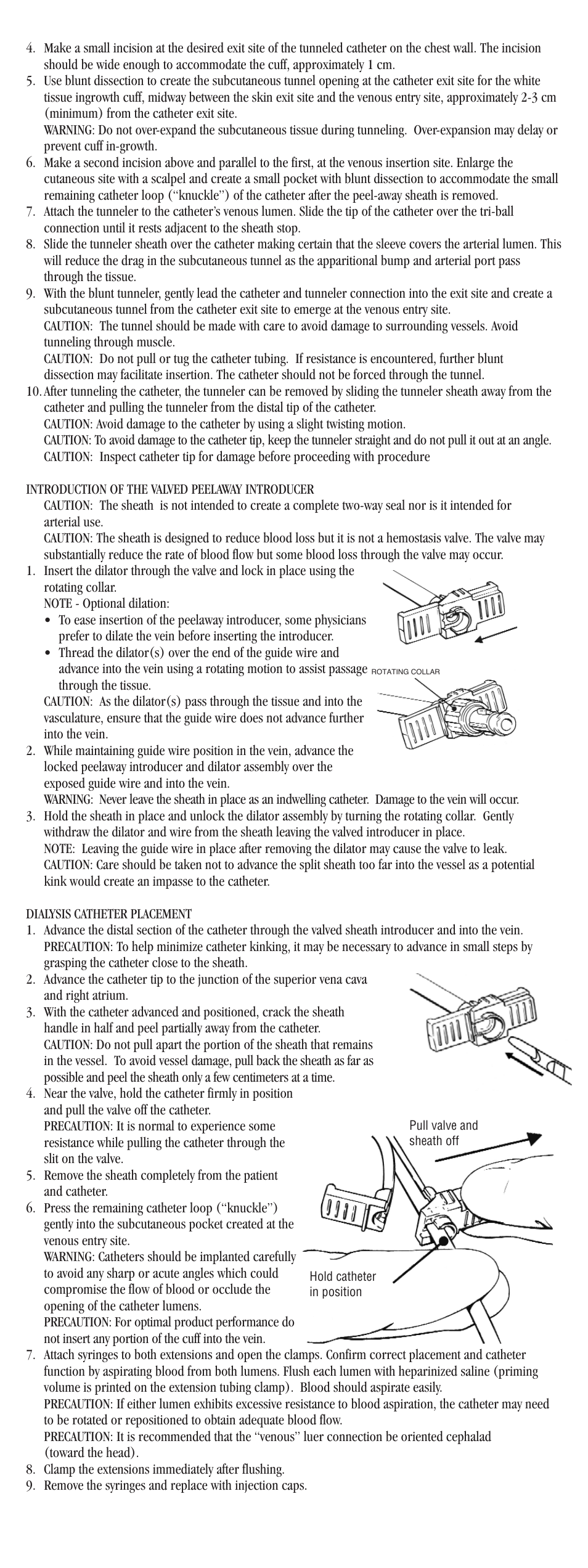 Merit Medical ProGuide Chronic Dialysis Catheter User Manual | Page 4 / 61