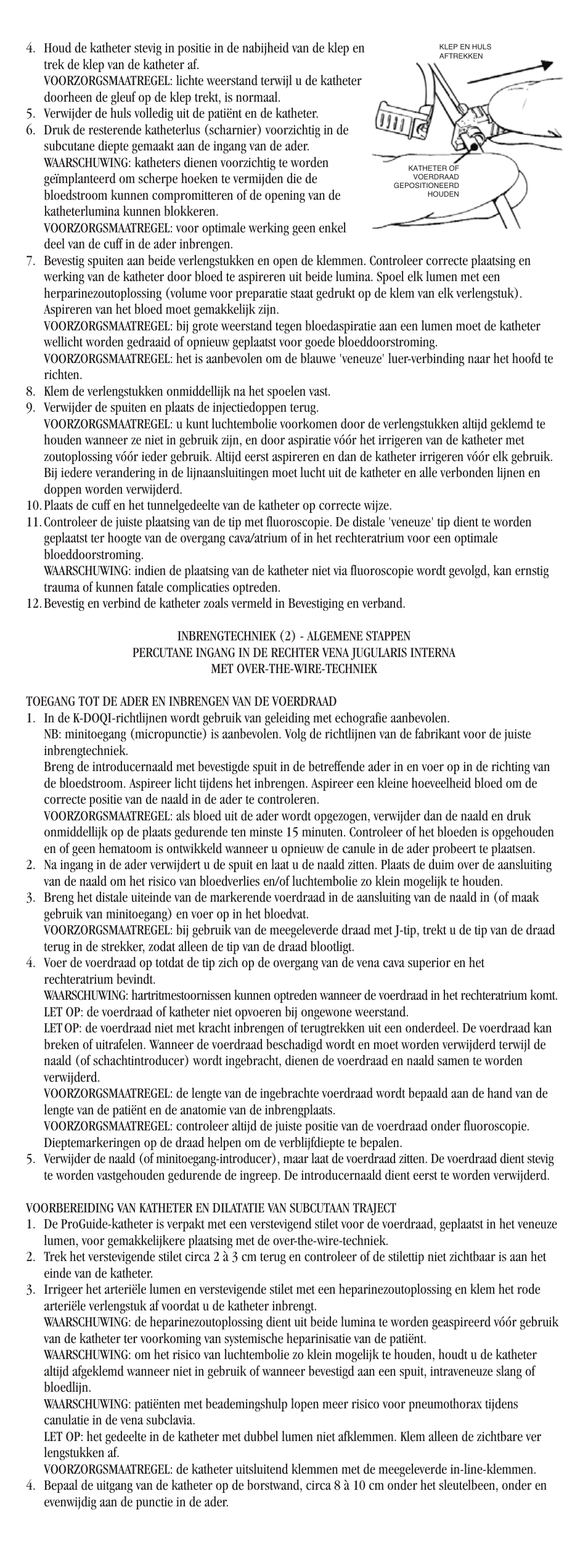 Merit Medical ProGuide Chronic Dialysis Catheter User Manual | Page 41 / 61