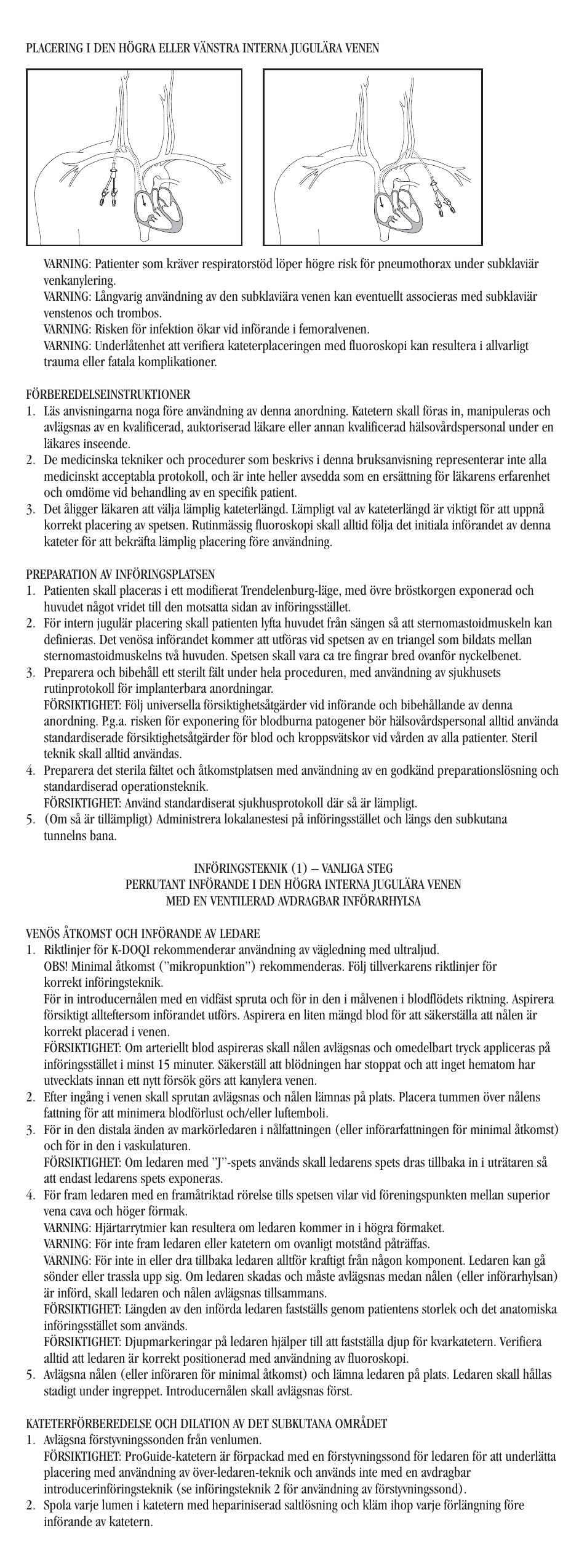 Merit Medical ProGuide Chronic Dialysis Catheter User Manual | Page 45 / 61