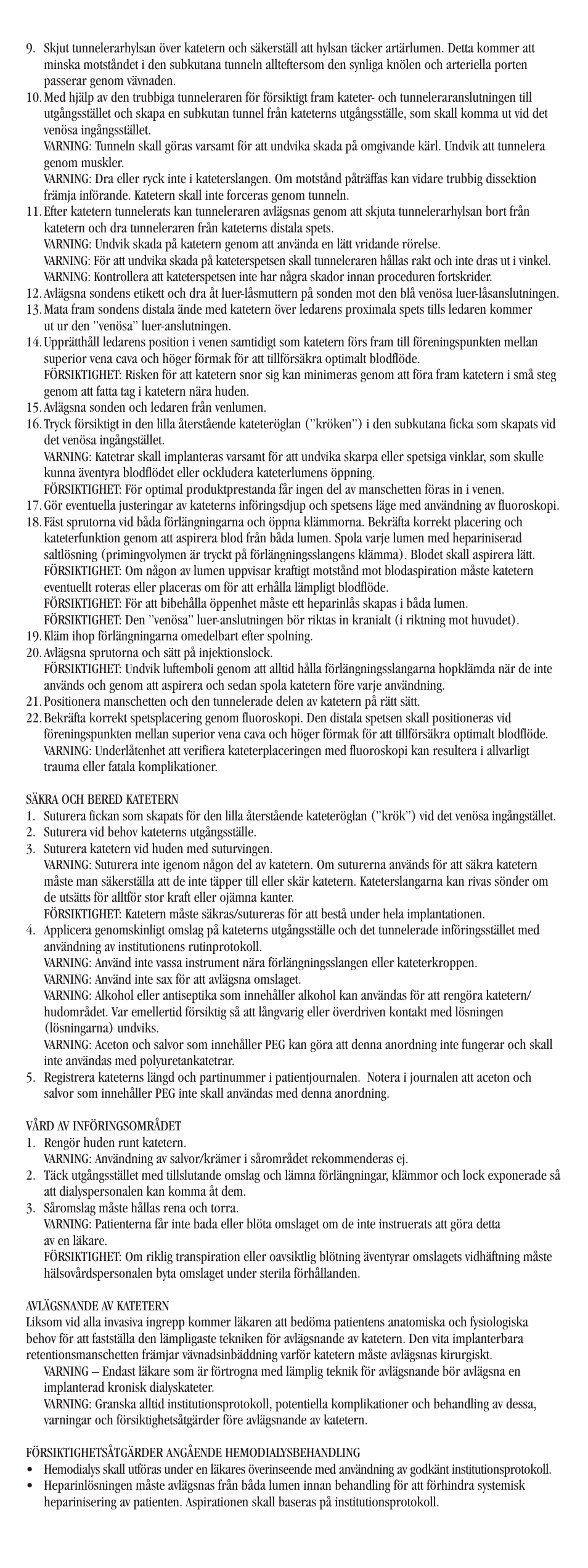 Merit Medical ProGuide Chronic Dialysis Catheter User Manual | Page 48 / 61