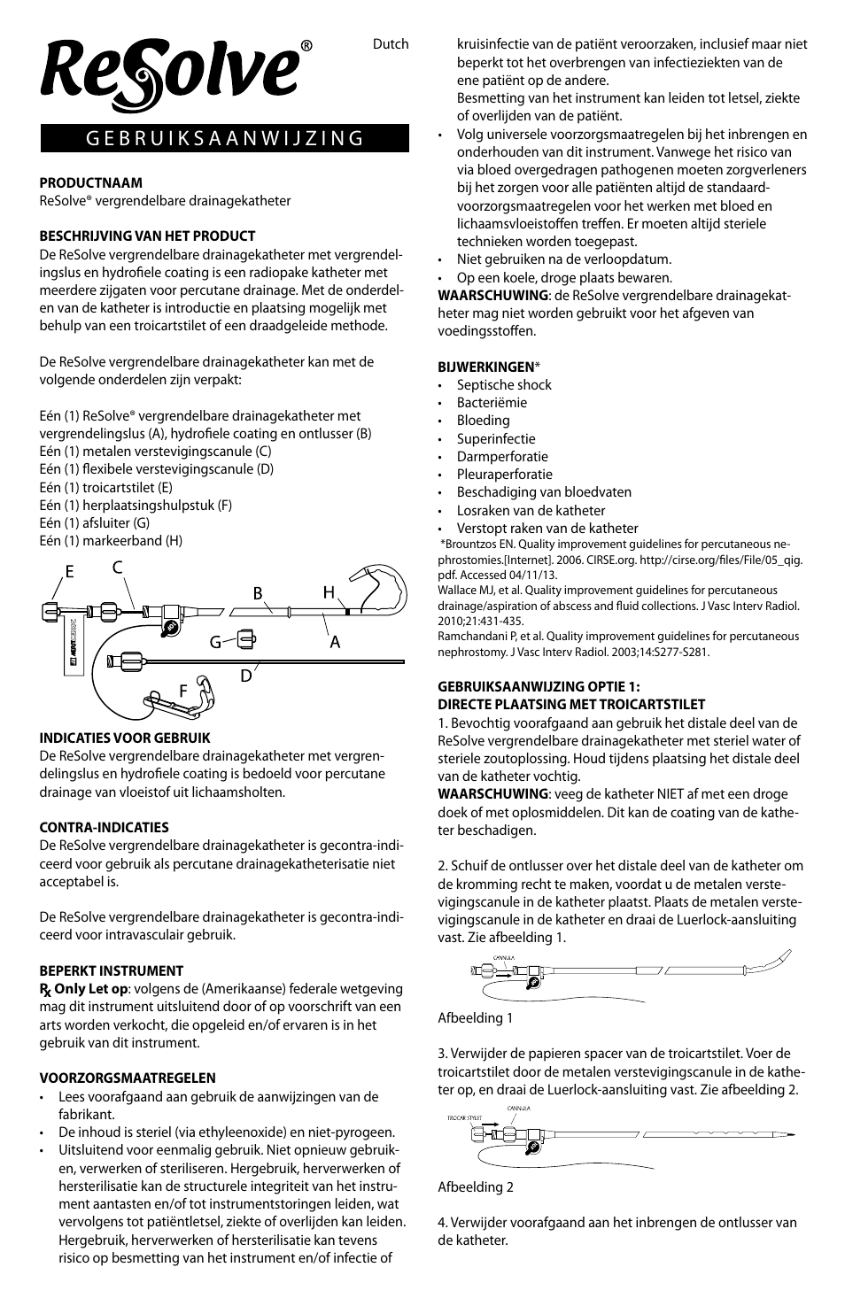 Merit Medical ReSolve Locking Drainage Catheter User Manual | Page 20 / 32