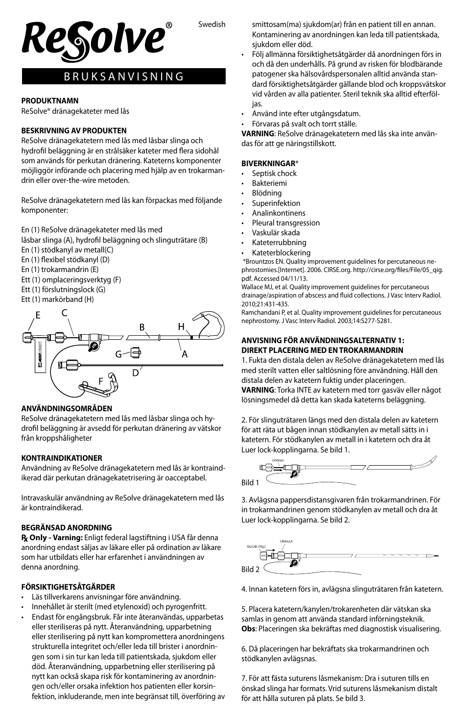 Merit Medical ReSolve Locking Drainage Catheter User Manual | Page 23 / 32